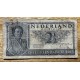 HOLANDA 1943 SEGUNDA GUERRA MUNDIAL OCUPACION ALEMANA BILLETE DE 2 1/2 GULDEN